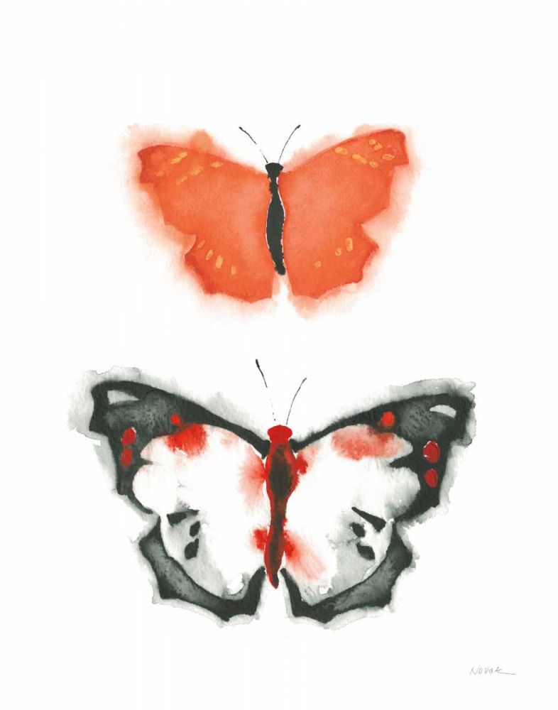 Watercolor Butterflies III art print by Shirley Novak for $57.95 CAD