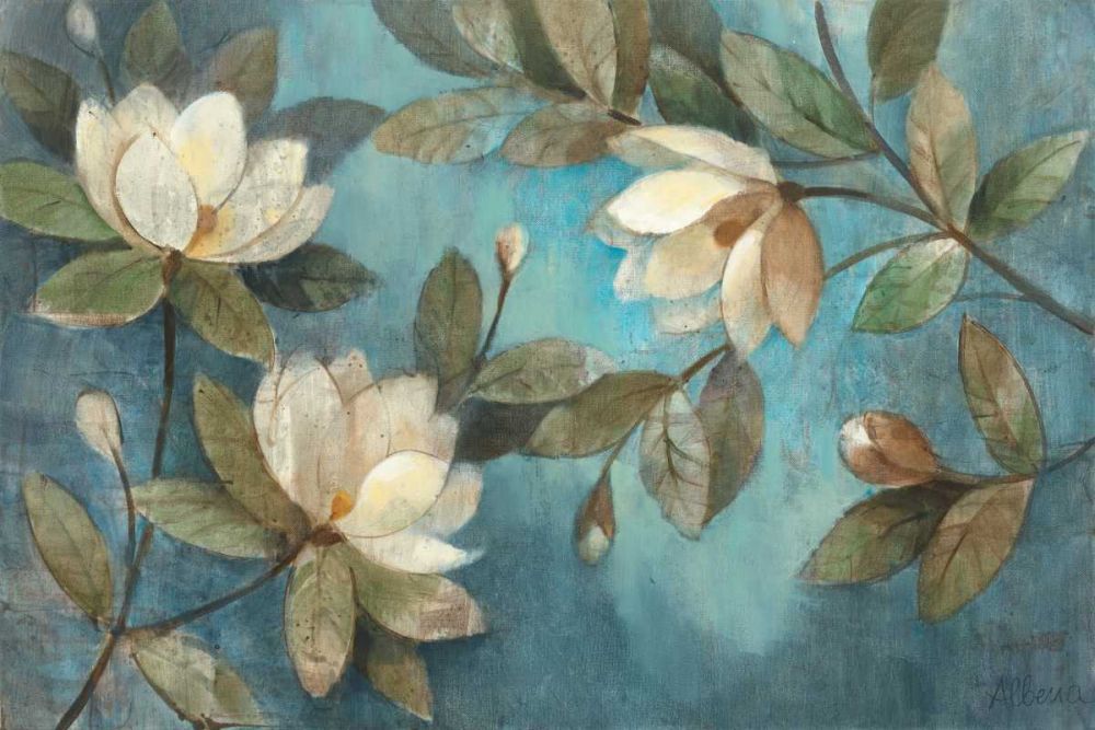 Floating Magnolias art print by Albena Hristova for $57.95 CAD