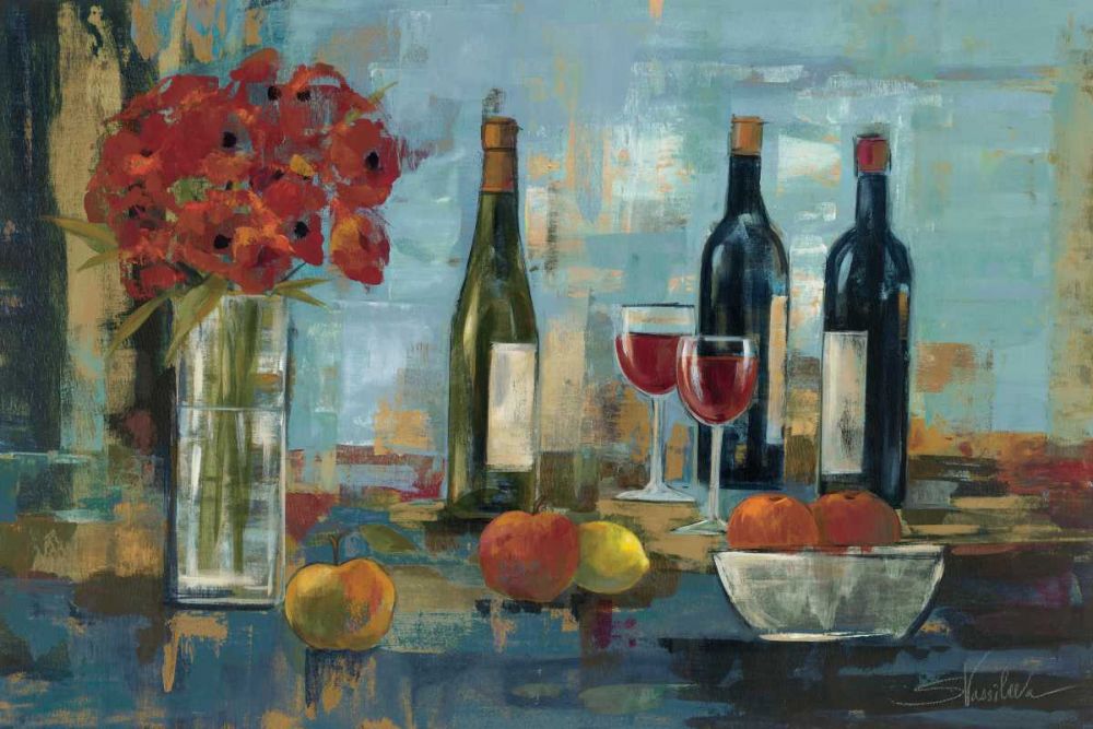 Fruit and Wine art print by Silvia Vassileva for $57.95 CAD