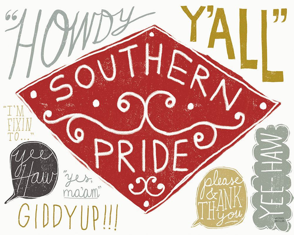 Southern Pride Collage art print by Michael Mullan for $57.95 CAD
