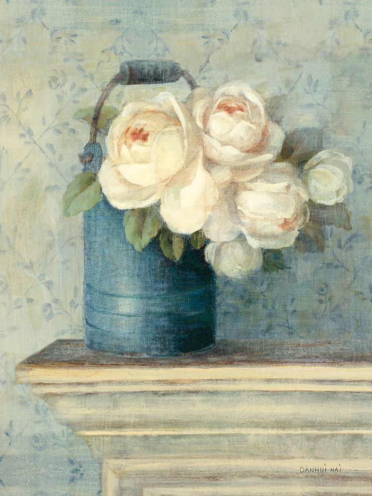 June Roses I art print by Danhui Nai for $57.95 CAD
