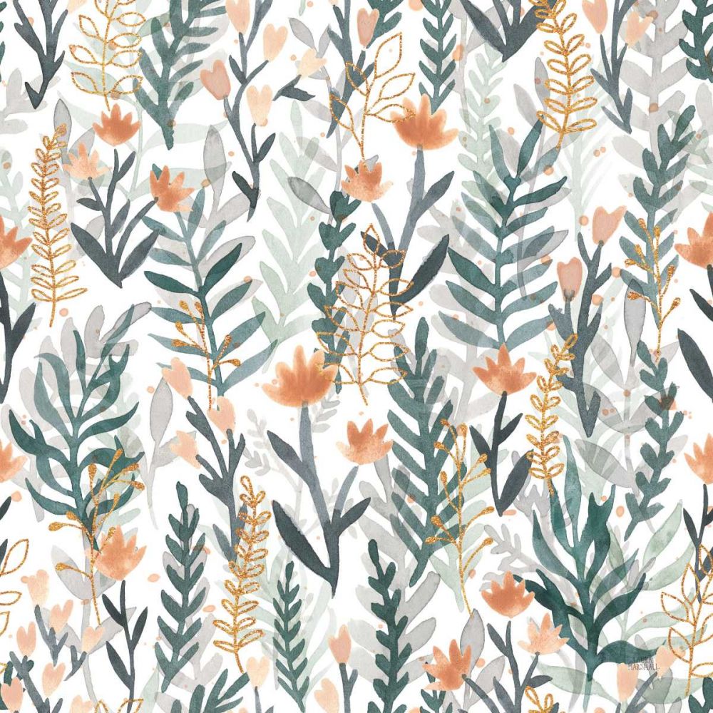 Spring Blooms Pattern I art print by Laura Marshall for $57.95 CAD