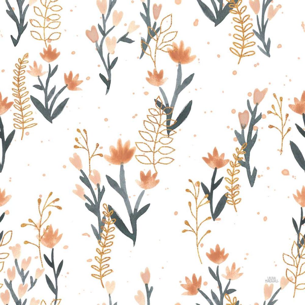 Spring Blooms Pattern IV art print by Laura Marshall for $57.95 CAD