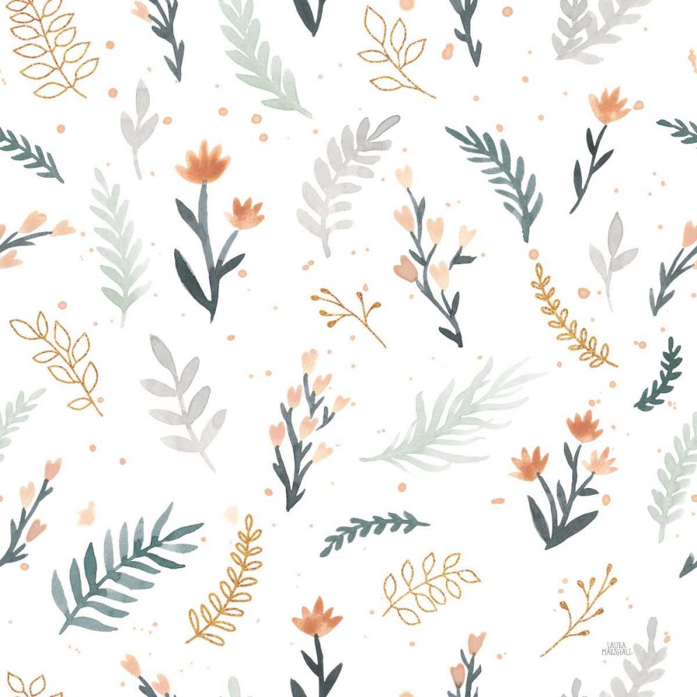 Spring Blooms Pattern VII art print by Laura Marshall for $57.95 CAD