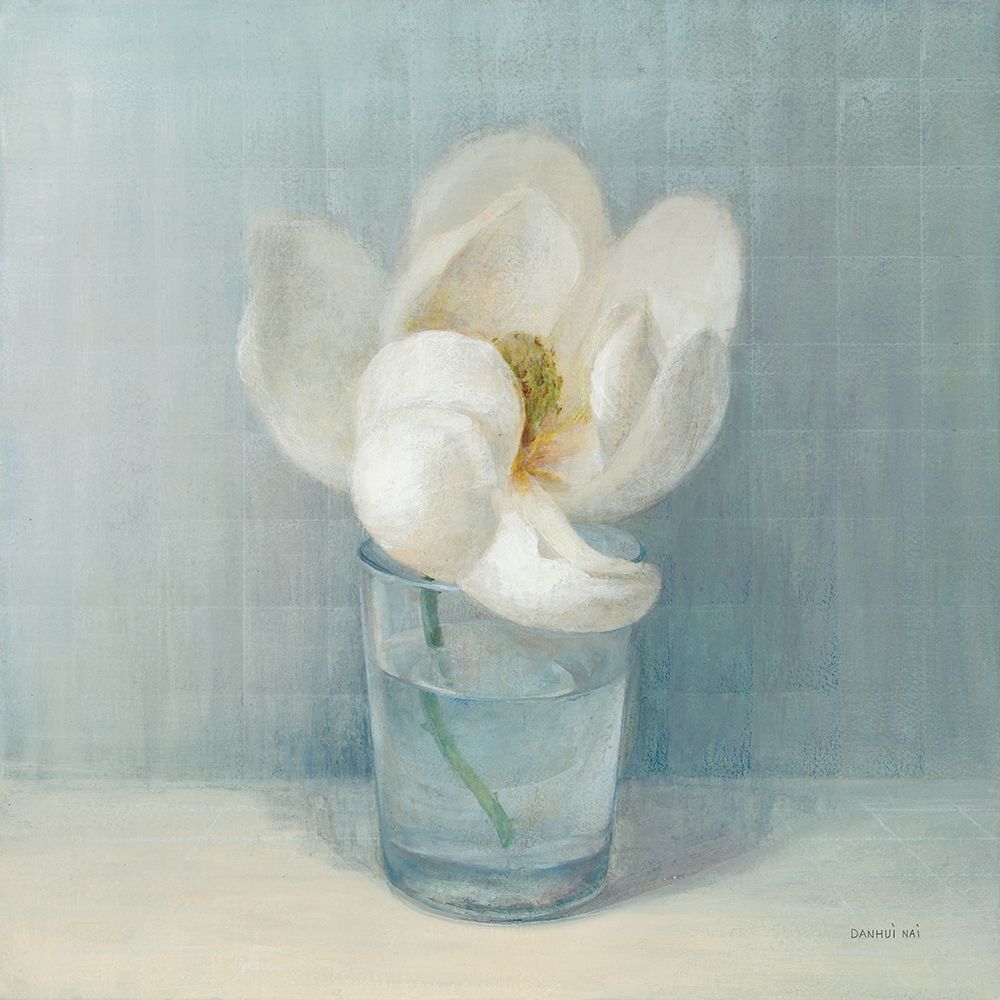 Single White Magnolia art print by Danhui Nai for $57.95 CAD