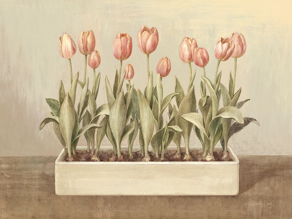 Tulip Friends I art print by Danhui Nai for $57.95 CAD