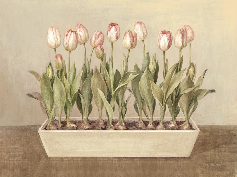 Tulip Friends II art print by Danhui Nai for $57.95 CAD