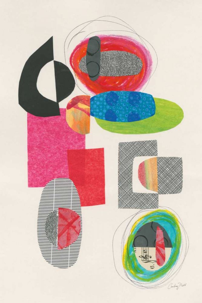 Geometric Collage art print by Courtney Prahl for $57.95 CAD