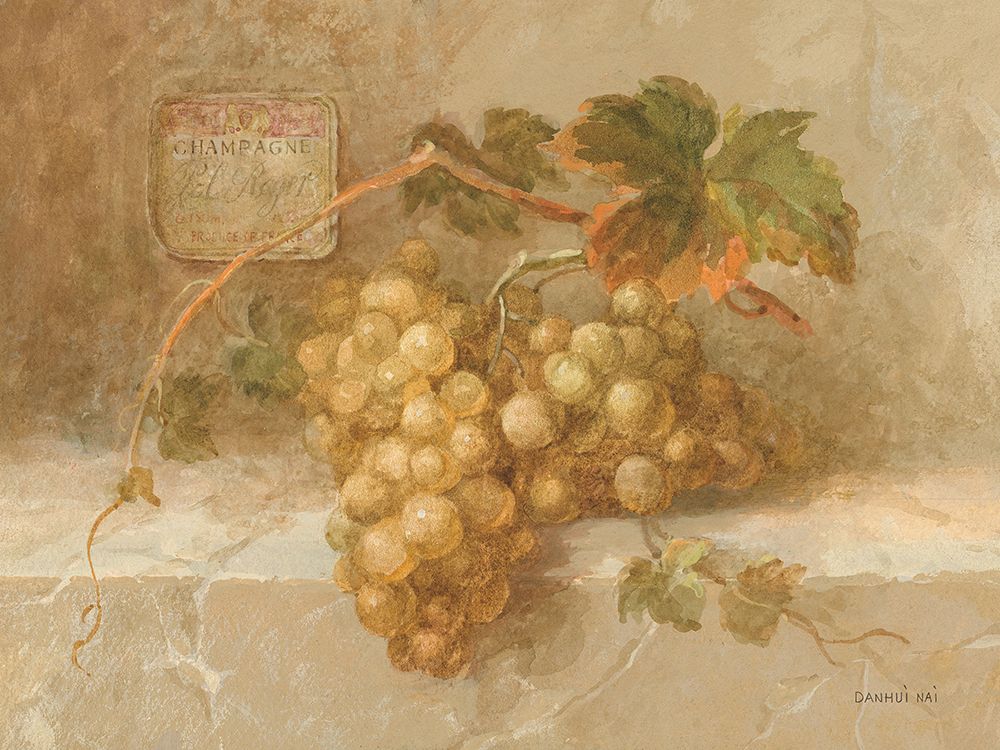 Champagne Grapes art print by Danhui Nai for $57.95 CAD