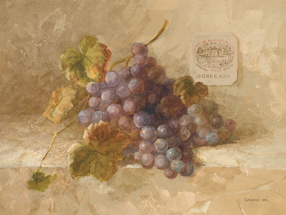 Bordeaux Grapes art print by Danhui Nai for $57.95 CAD