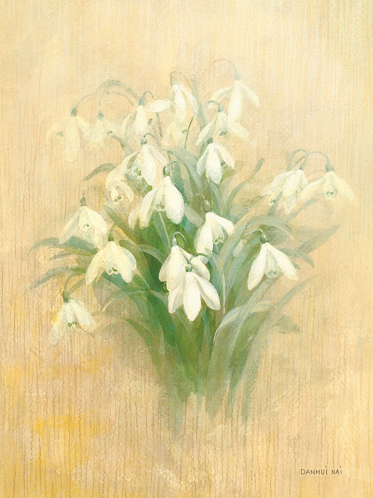 January Snowdrops art print by Danhui Nai for $57.95 CAD