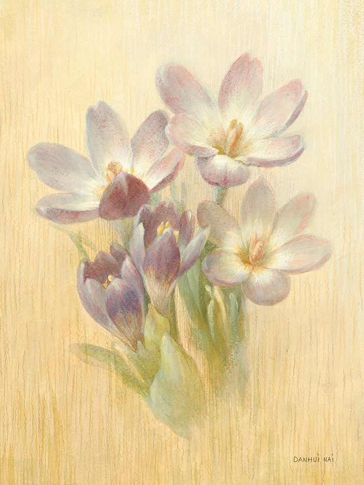 February Crocus art print by Danhui Nai for $57.95 CAD