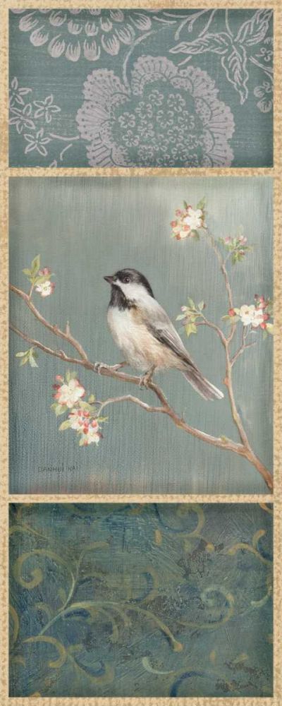 Black Capped Chickadee - Wag art print by Danhui Nai for $57.95 CAD