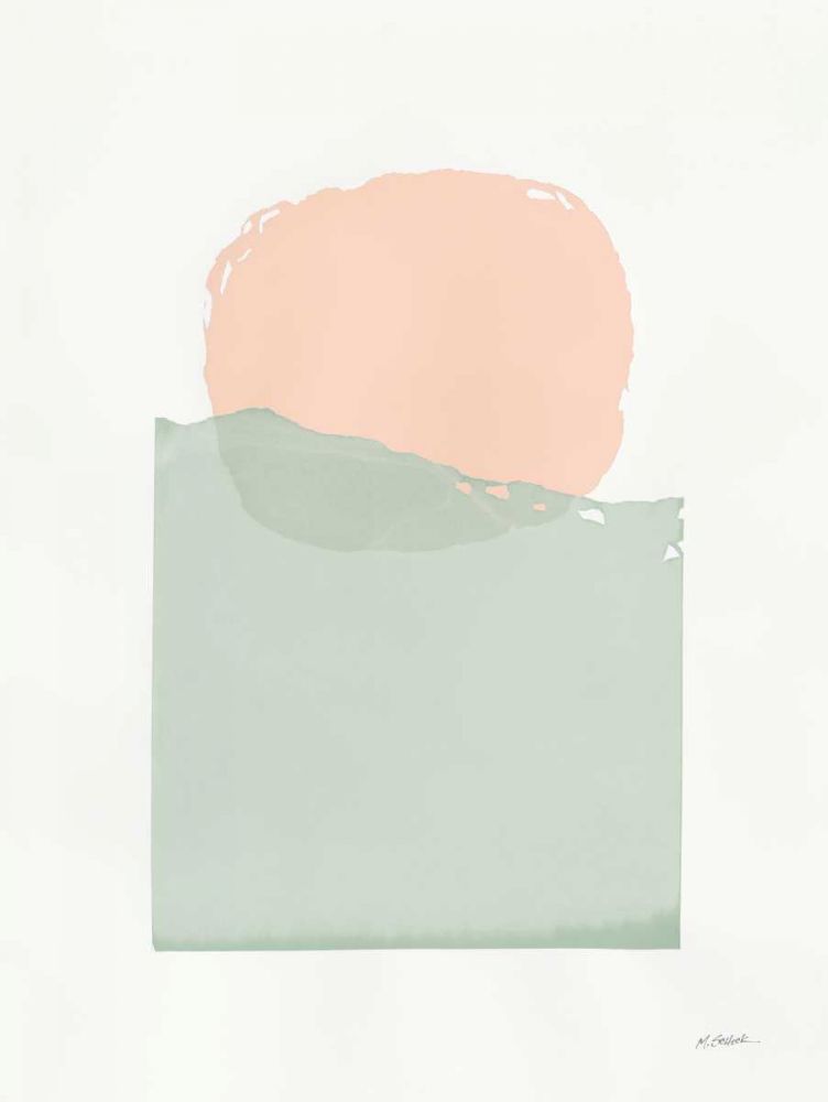 Buoyant Pink and Green art print by Mike Schick for $57.95 CAD