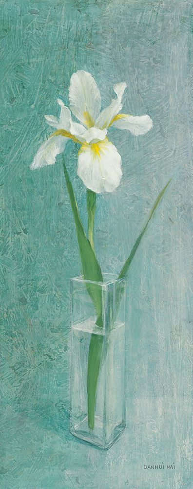 Iris on Blue art print by Danhui Nai for $57.95 CAD