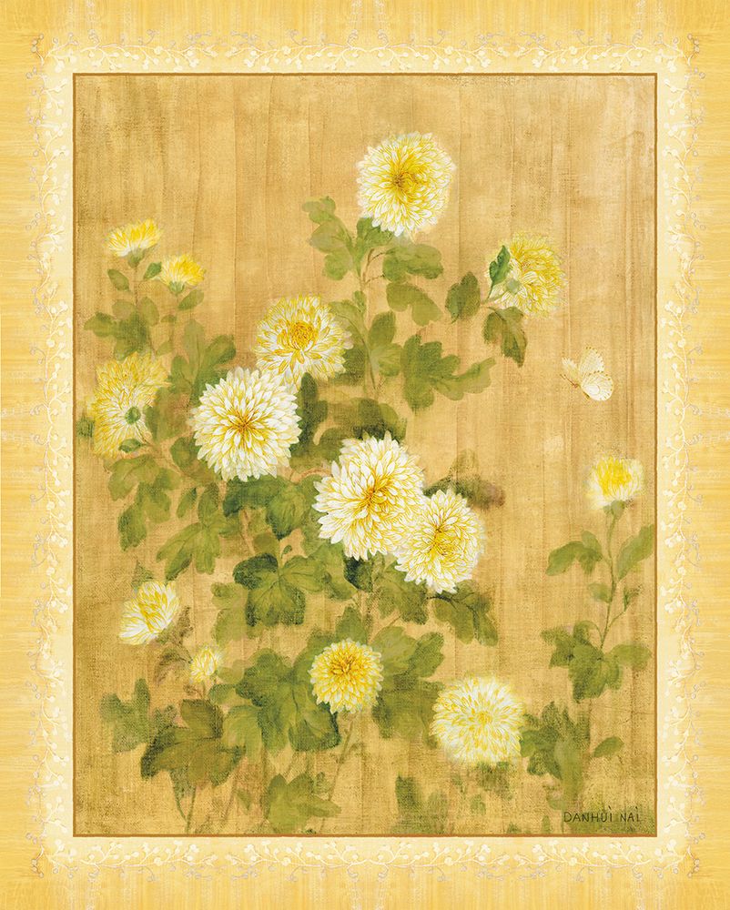Chinese Chrysanthemums II art print by Danhui Nai for $57.95 CAD
