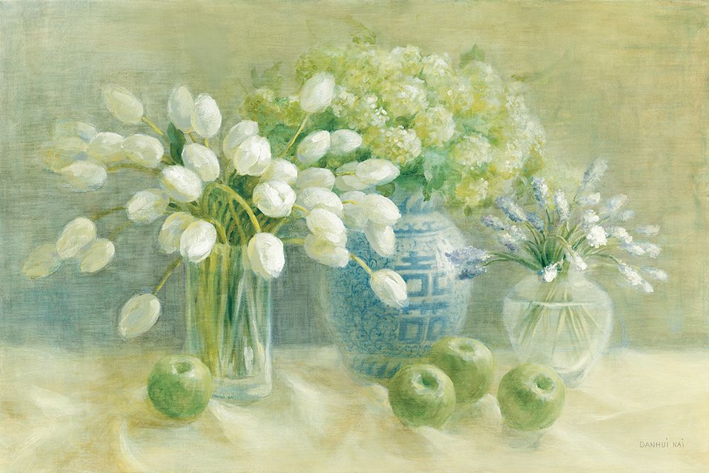 Still Life with Chinese Vase art print by Danhui Nai for $57.95 CAD