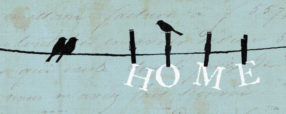 Birds on a Wire - Home art print by Pela for $57.95 CAD