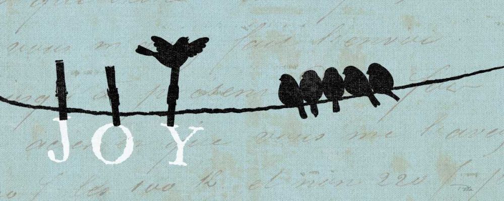 Birds on a Wire - Joy art print by Pela for $57.95 CAD