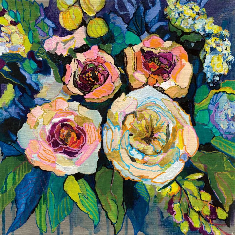 Peony Garden art print by Jeanette Vertentes for $57.95 CAD