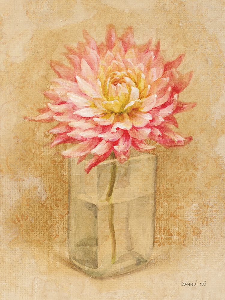 Dahlia Blossom in Glass art print by Danhui Nai for $57.95 CAD