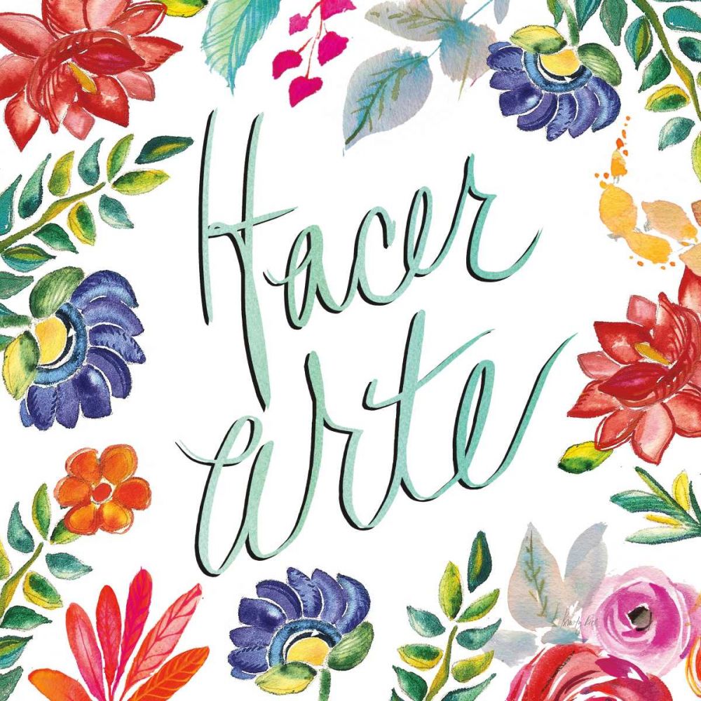 Fridas Flower Fancy III art print by Kristy Rice for $57.95 CAD