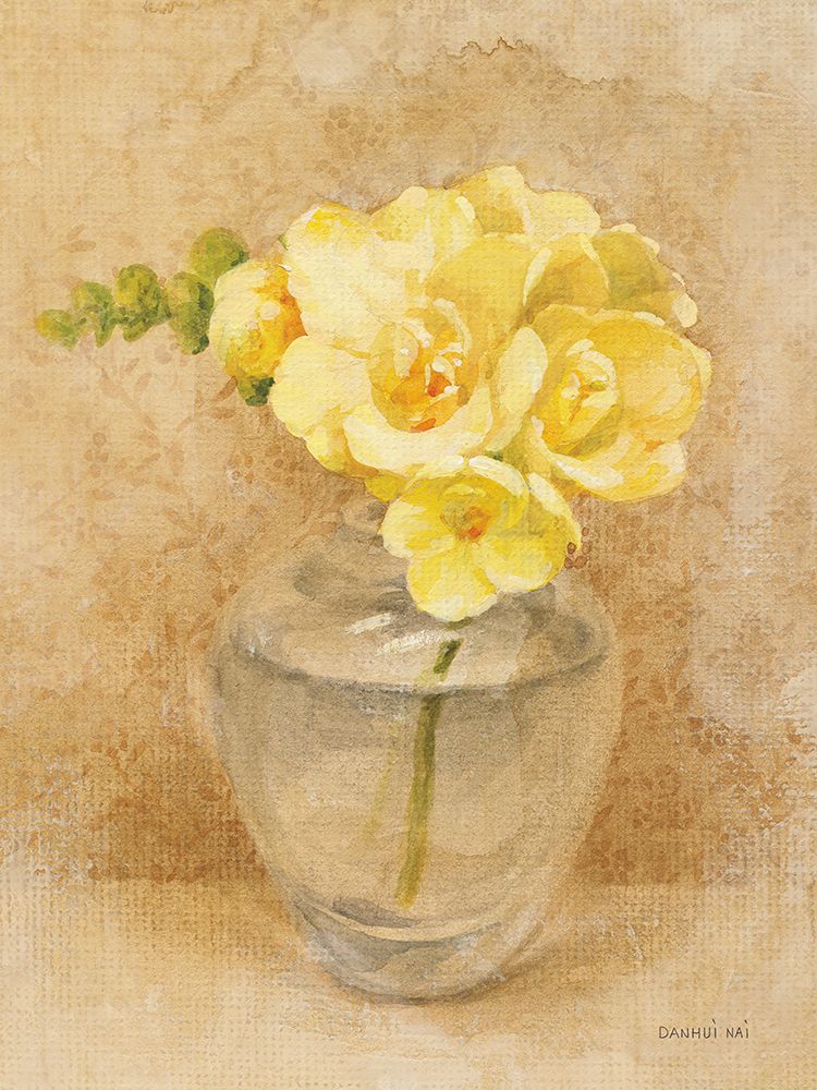 Freesia Blossom in Glass art print by Danhui Nai for $57.95 CAD