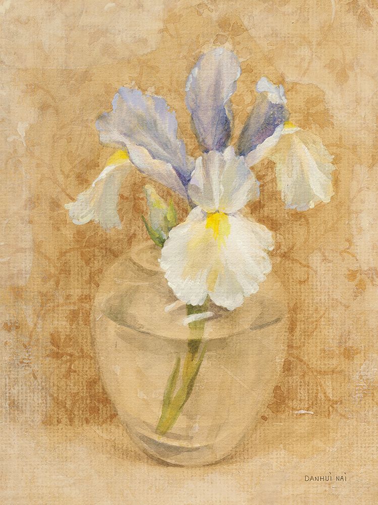 Iris Blossom in Glass art print by Danhui Nai for $57.95 CAD