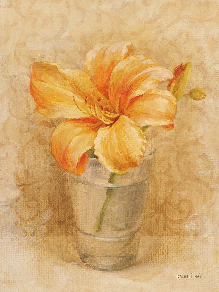 Lily Blossom in Glass art print by Danhui Nai for $57.95 CAD