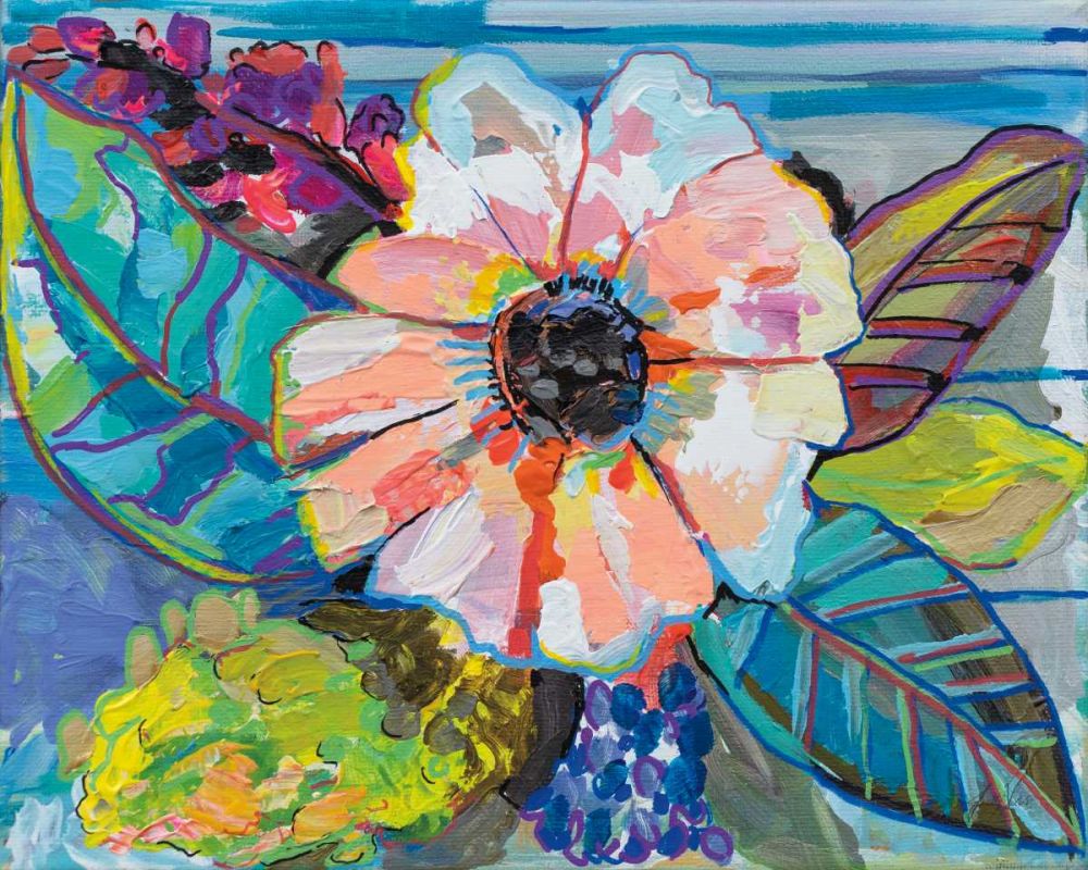 Island Flowers art print by Jeanette Vertentes for $57.95 CAD
