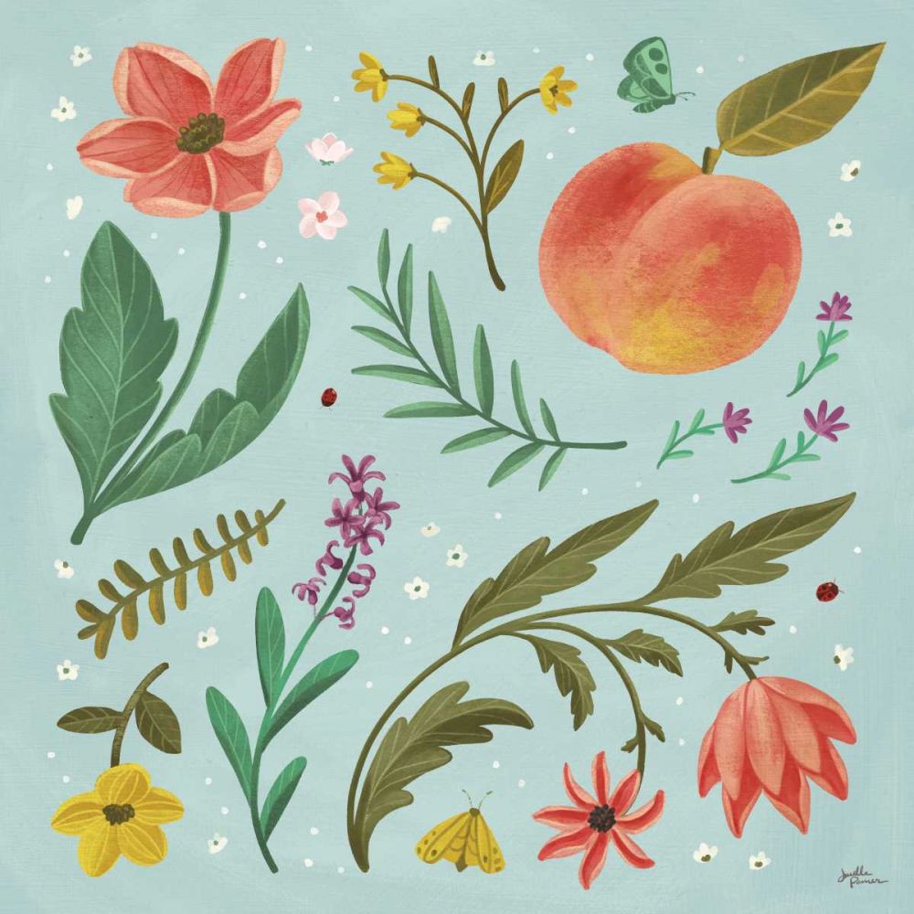 Spring Botanical II art print by Janelle Penner for $57.95 CAD