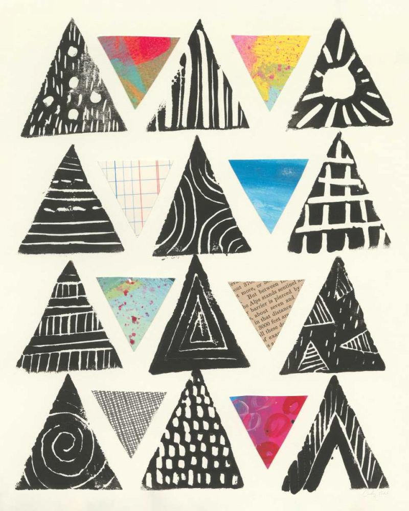 Triangles art print by Courtney Prahl for $57.95 CAD