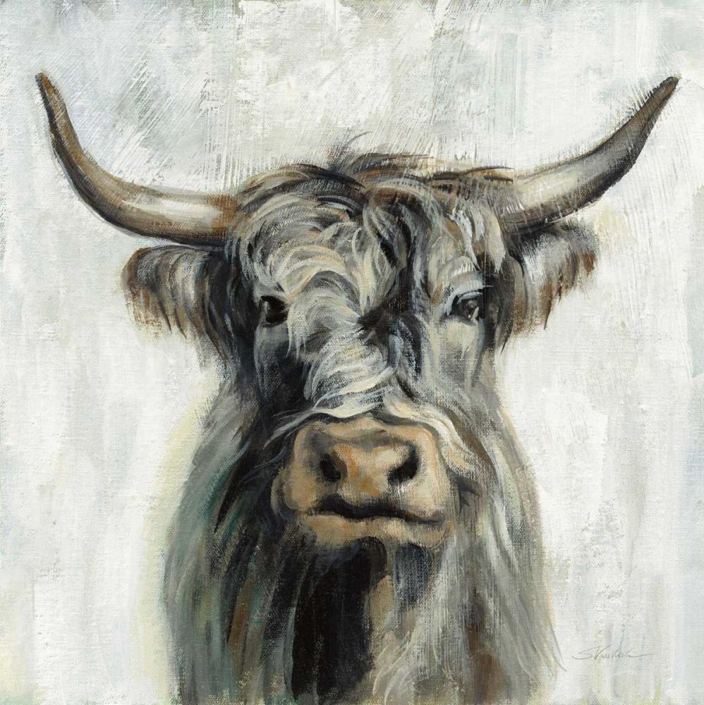 Highland Cow art print by Silvia Vassileva for $57.95 CAD