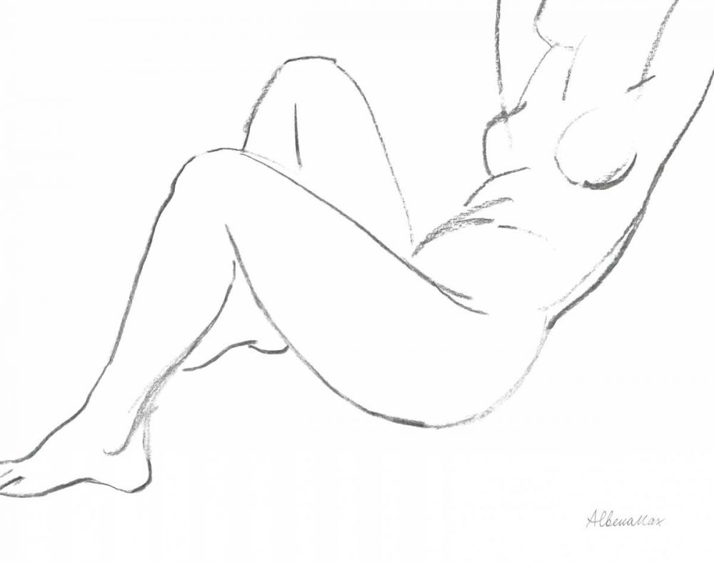 Nude Sketch II art print by Albena Hristova for $57.95 CAD