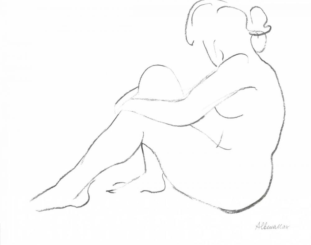Nude Sketch IV art print by Albena Hristova for $57.95 CAD