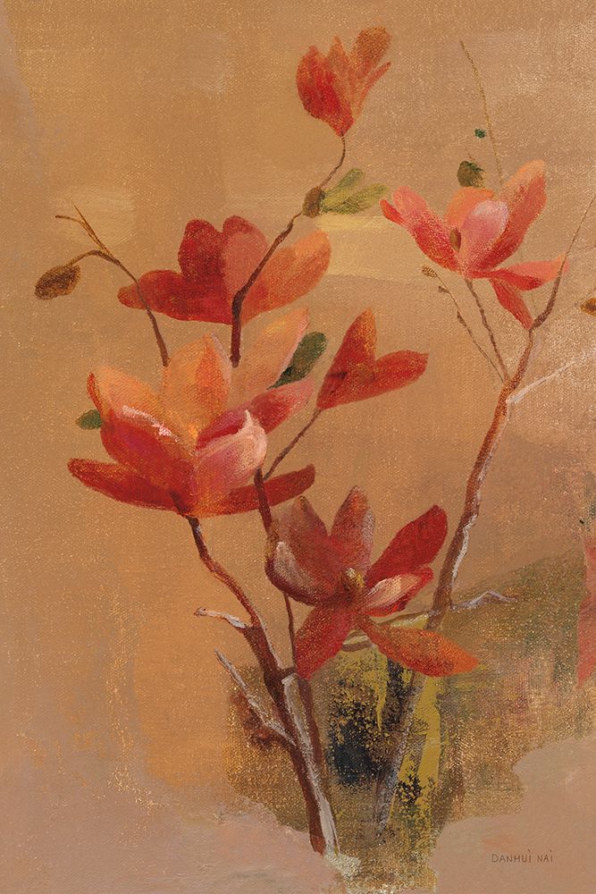 Red Magnolia art print by Danhui Nai for $57.95 CAD