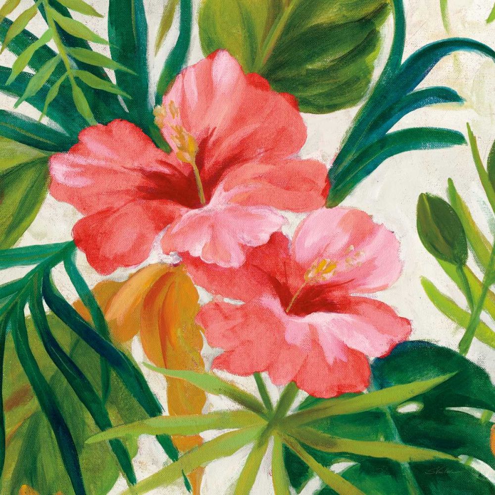 Tropical Jewels II v2 Pink Crop art print by Silvia Vassileva for $57.95 CAD