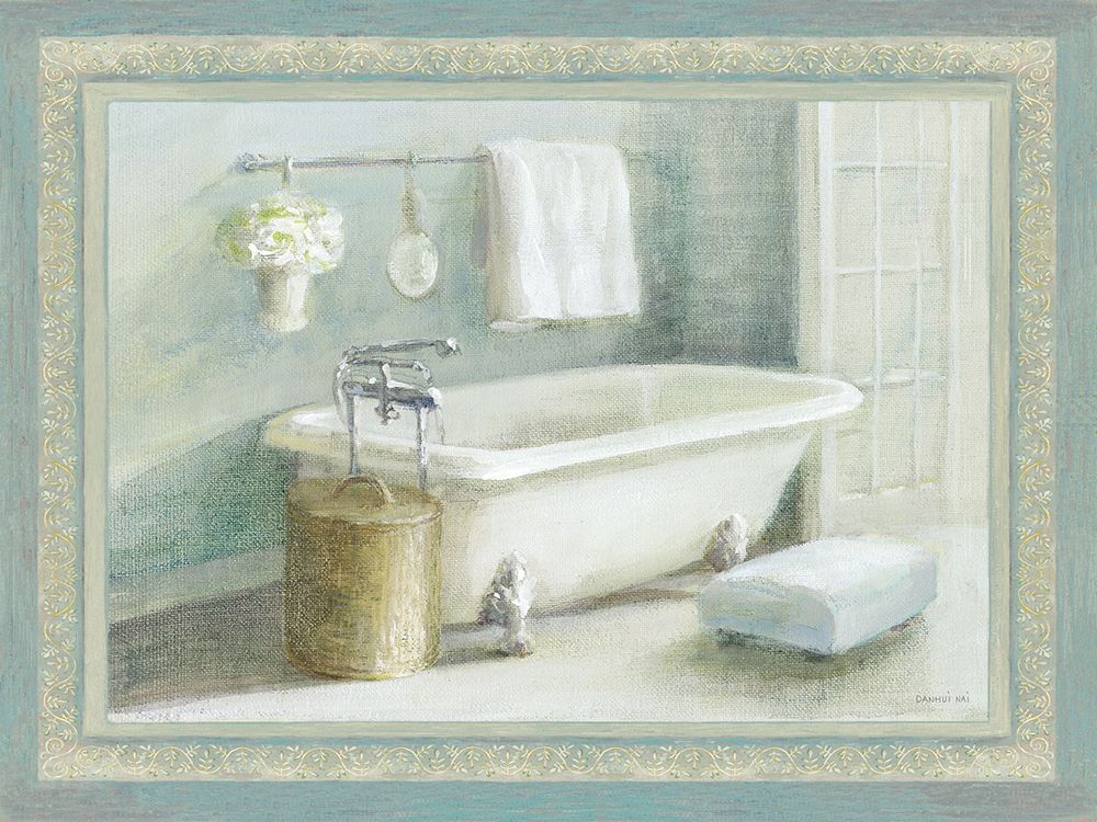 Refreshing Bath II with Border art print by Danhui Nai for $57.95 CAD