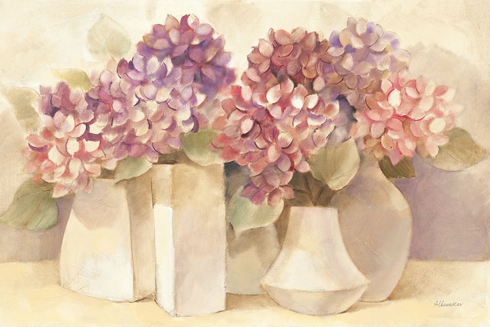 Sunlit Hydrangeas art print by Albena Hristova for $57.95 CAD