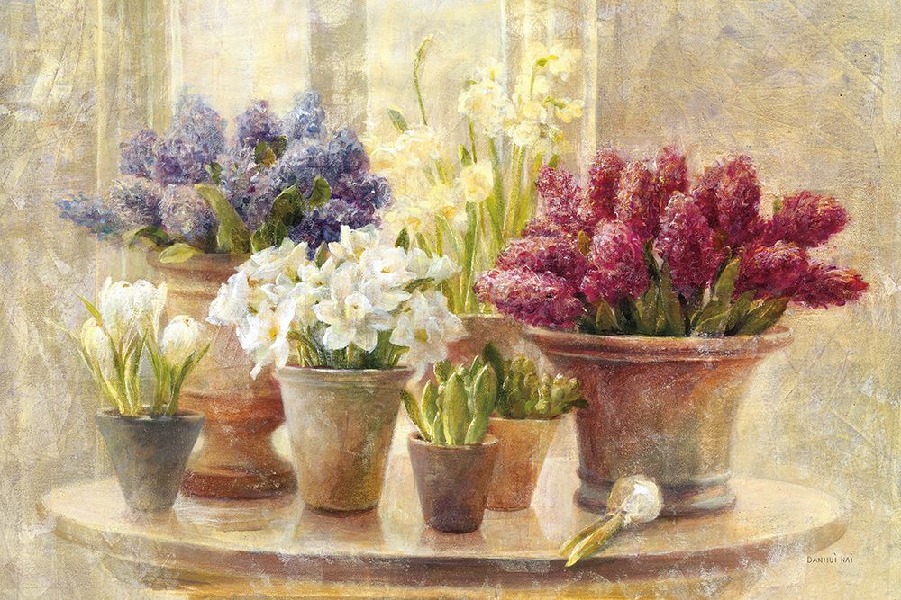 Spring Bulb Still Life art print by Danhui Nai for $57.95 CAD