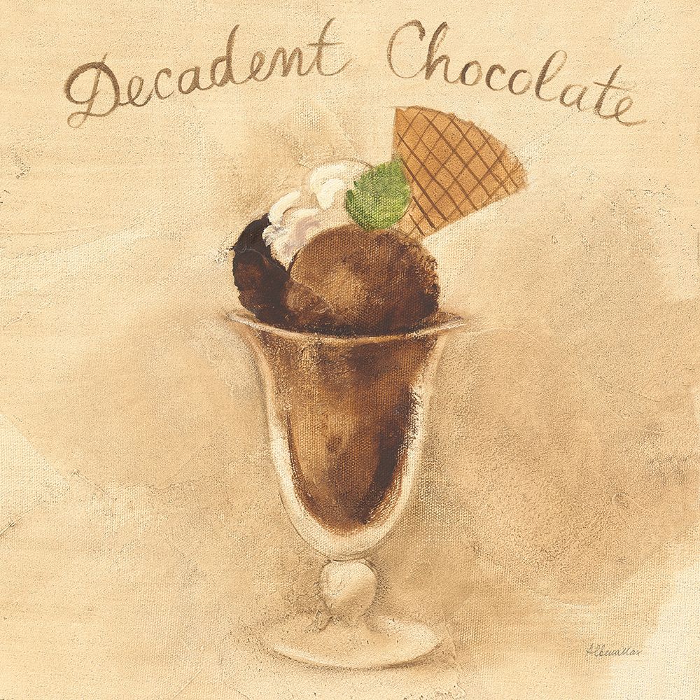 Decadent Chocolate Sundae art print by Albena Hristova for $57.95 CAD