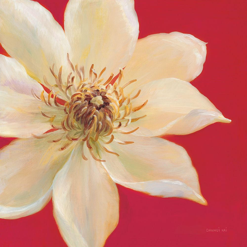Contemporary Clematis art print by Danhui Nai for $57.95 CAD