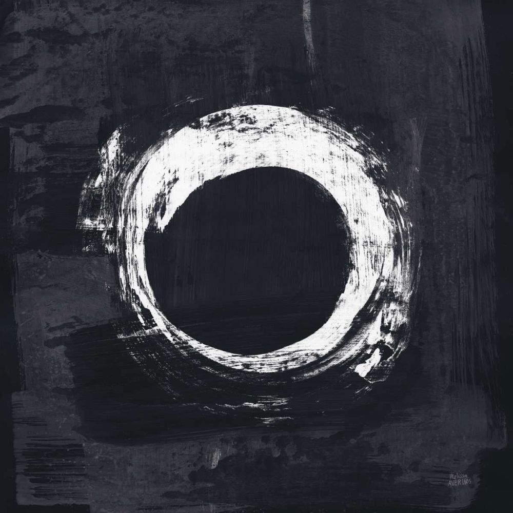 Zen Circle I Black Crop art print by Melissa Averinos for $57.95 CAD