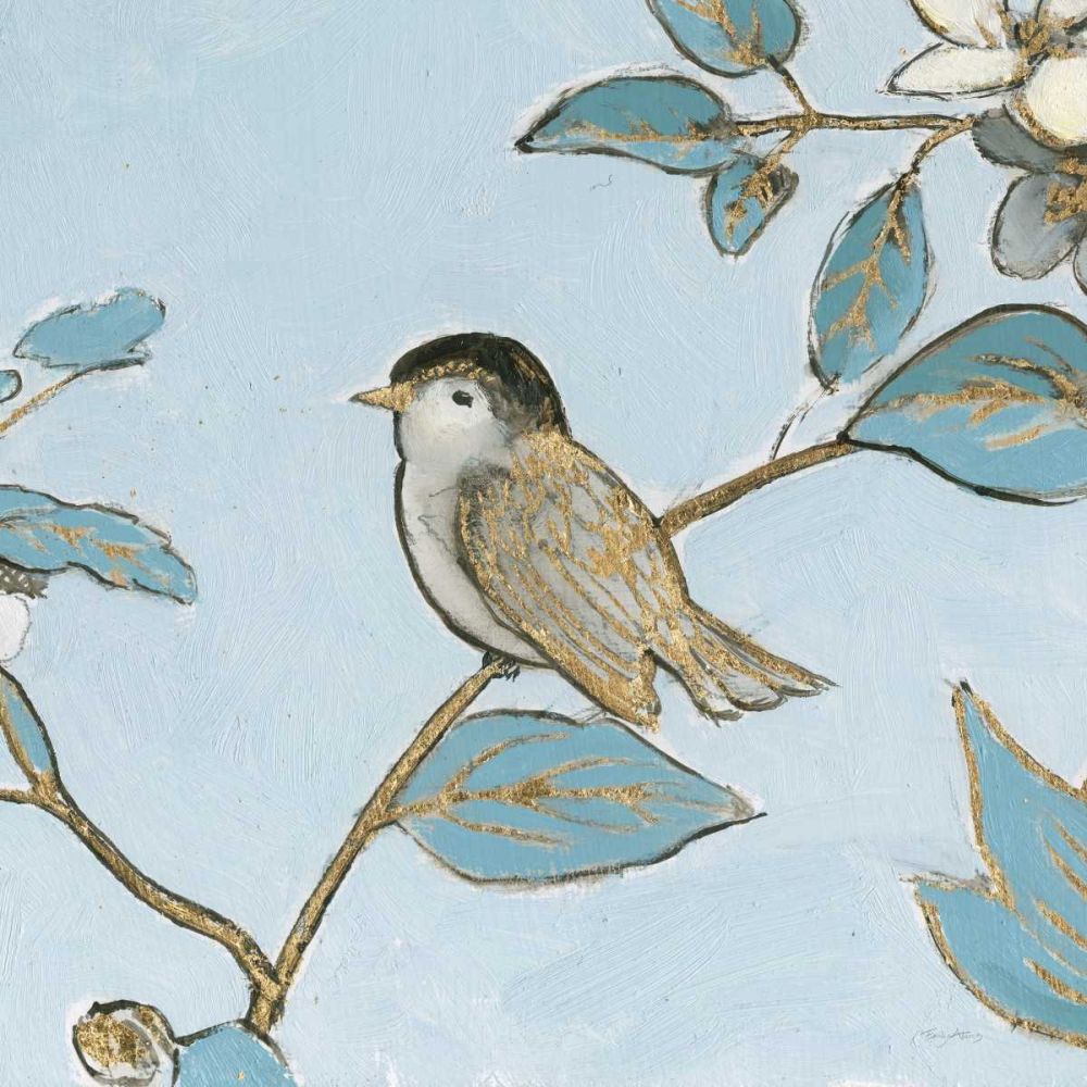 Toile Birds II art print by Emily Adams for $57.95 CAD