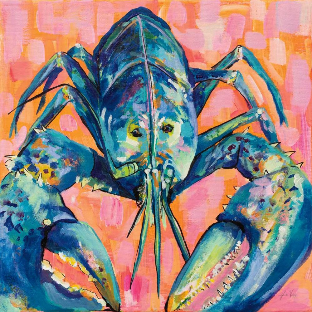 Lilly Lobster I art print by Jeanette Vertentes for $57.95 CAD