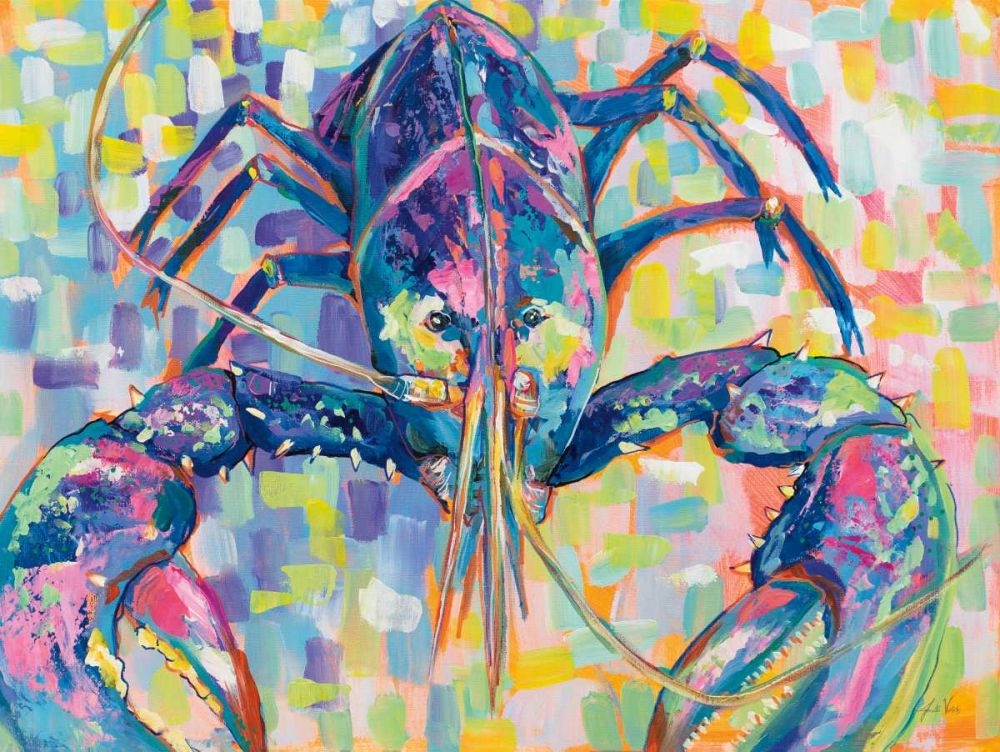 Lilly Lobster II art print by Jeanette Vertentes for $57.95 CAD