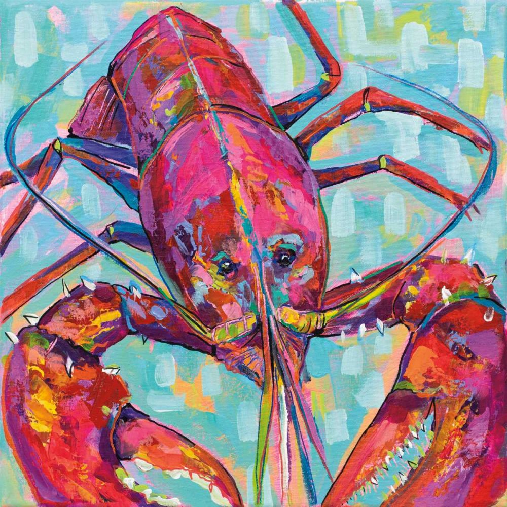Lilly Lobster III art print by Jeanette Vertentes for $57.95 CAD