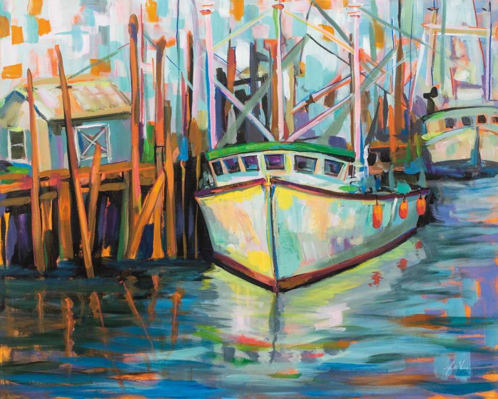 At the Dock art print by Jeanette Vertentes for $57.95 CAD