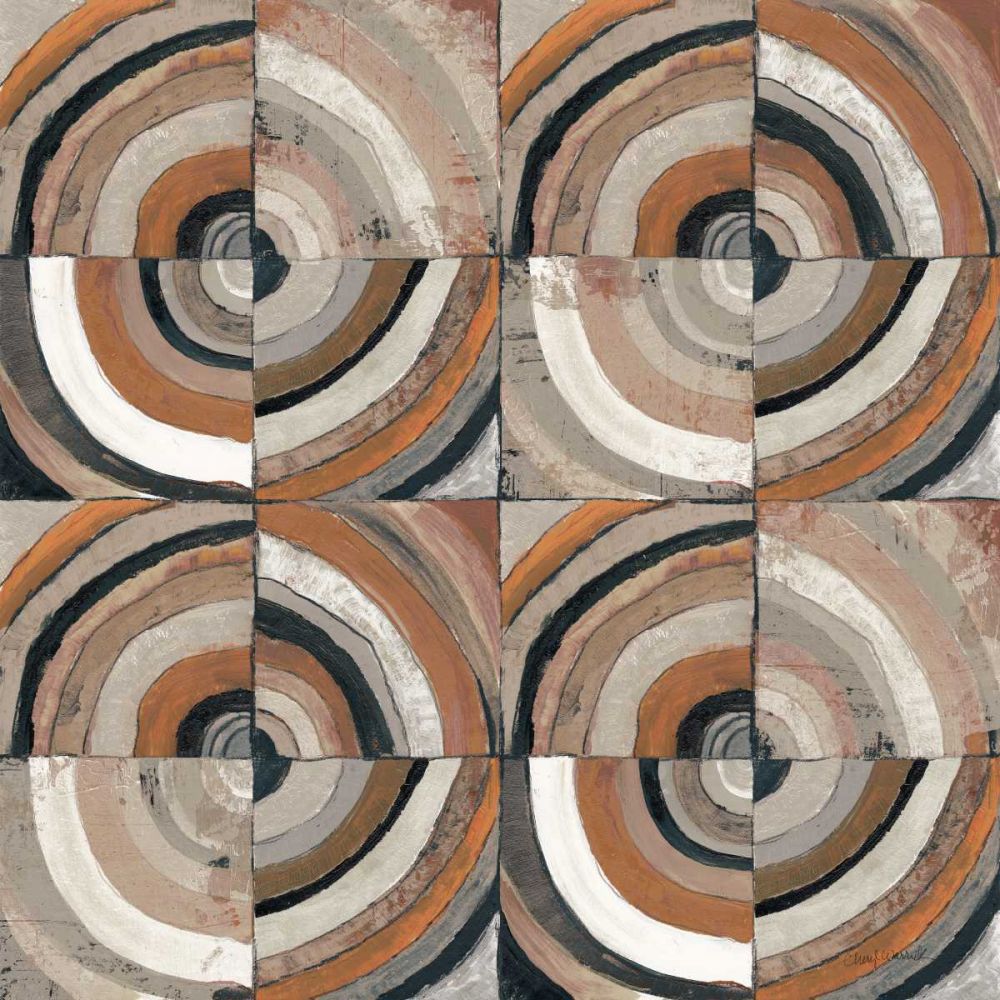The Center I Abstract Warm art print by Cheryl Warrick for $57.95 CAD