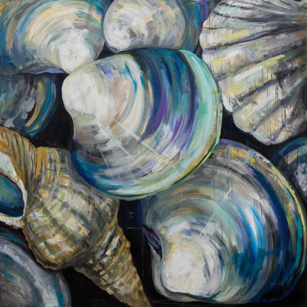 Key West Shells art print by Jeanette Vertentes for $57.95 CAD